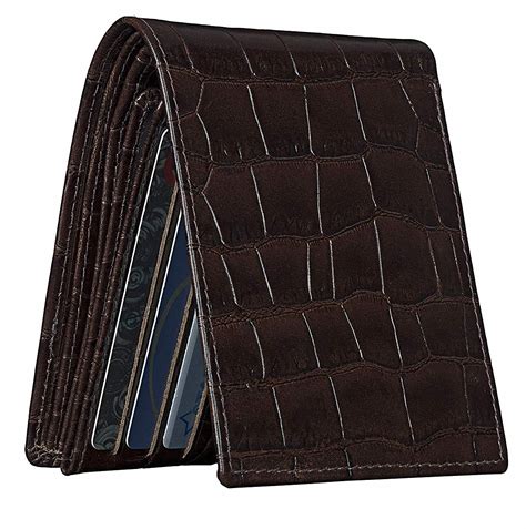 genuine leather wallets men's.